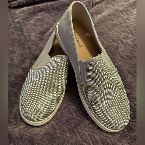 Torrid Silver Bling Slip Ons - Picture 1 of 5